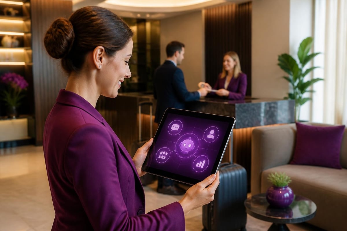 AI hospitality automation workflow