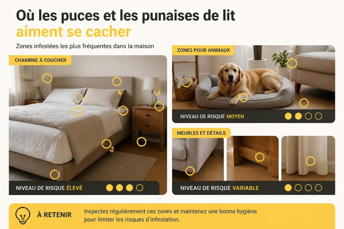 Cachettes parasites résidentiels