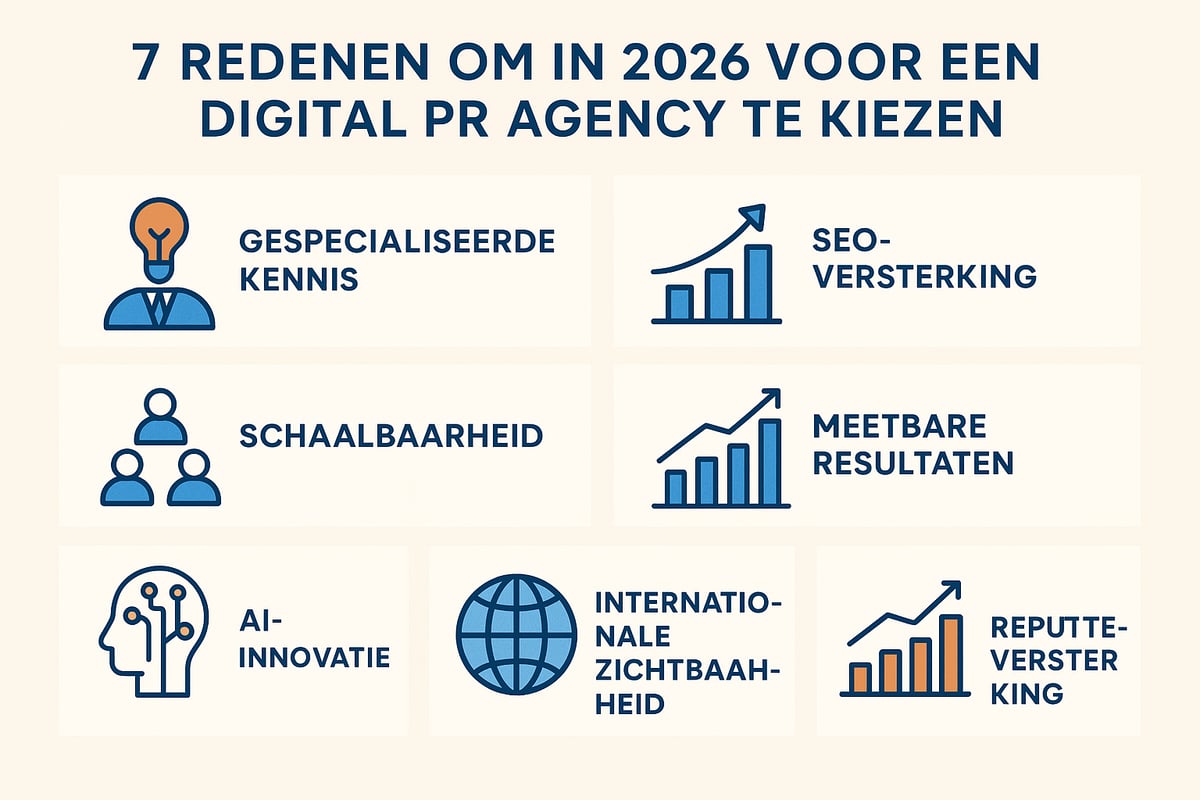 7 Redenen Om Voor Een Digital PR Agency Te Kiezen In 2026