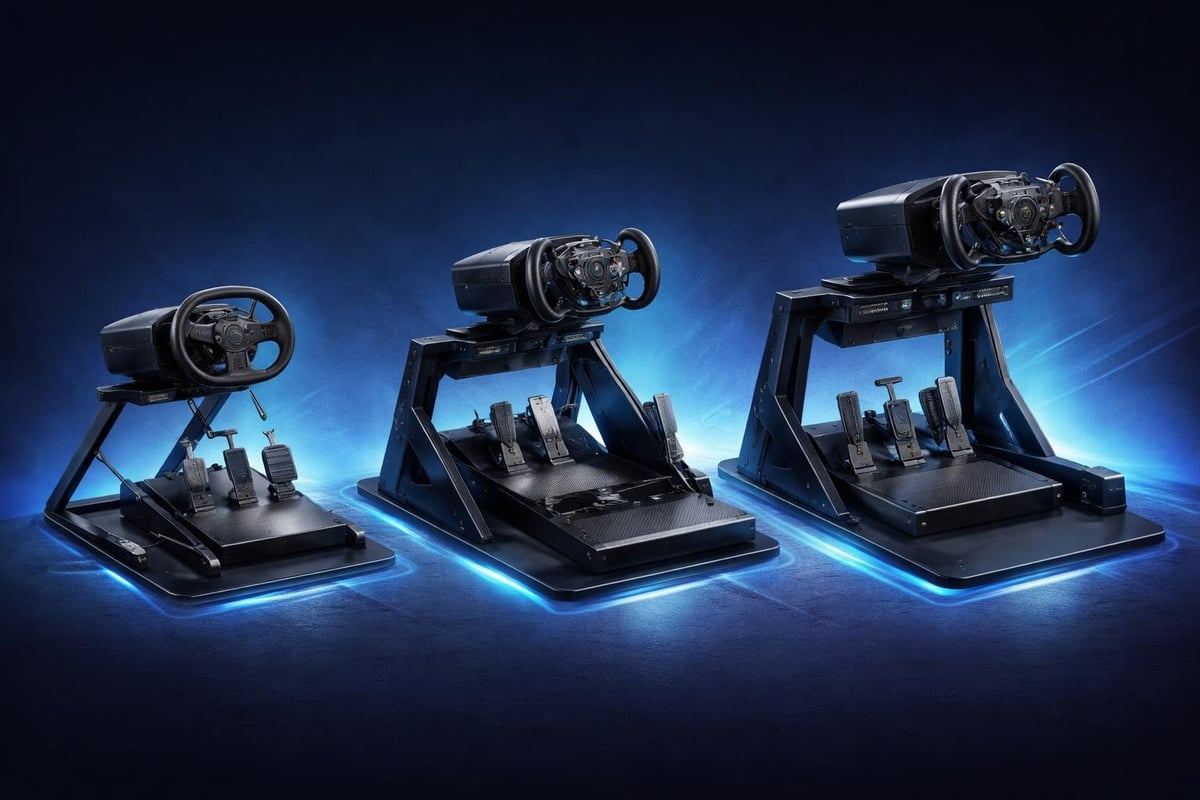 Sim racing bundle component comparison