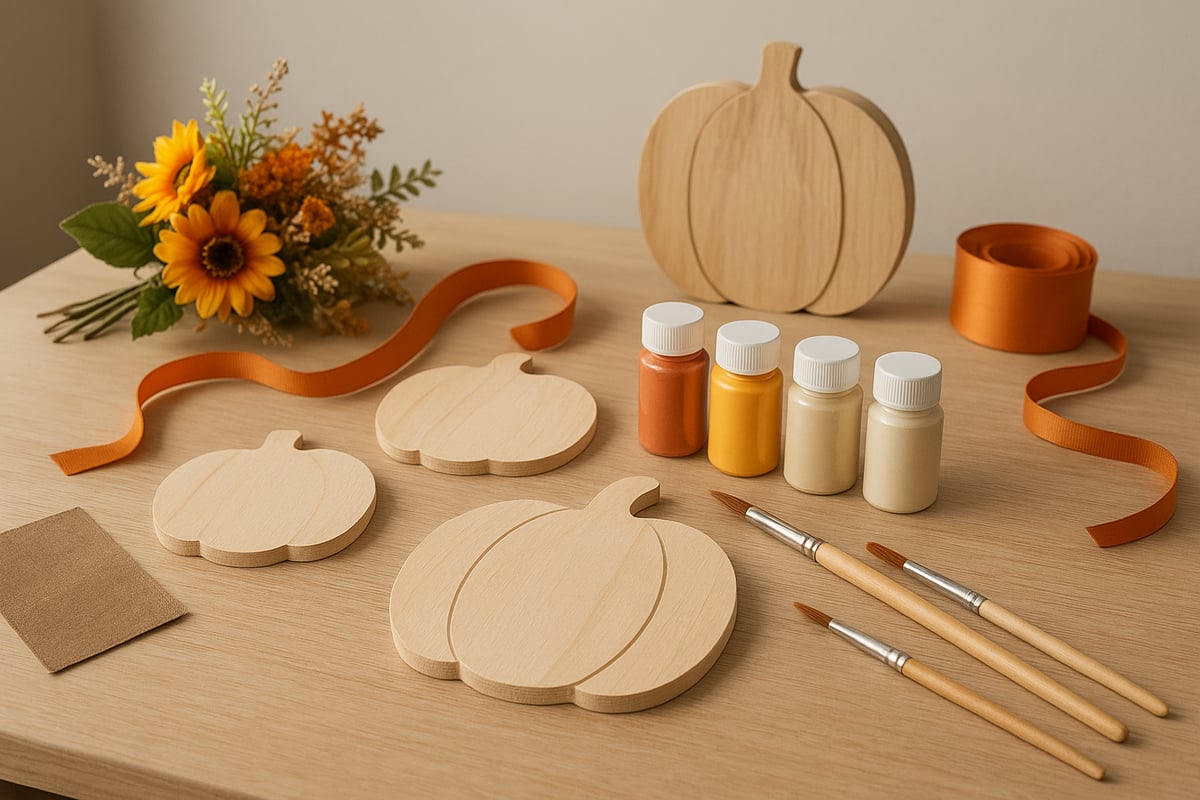 Essential Supplies and Preparation for Wooden Pumpkin Decor Projects