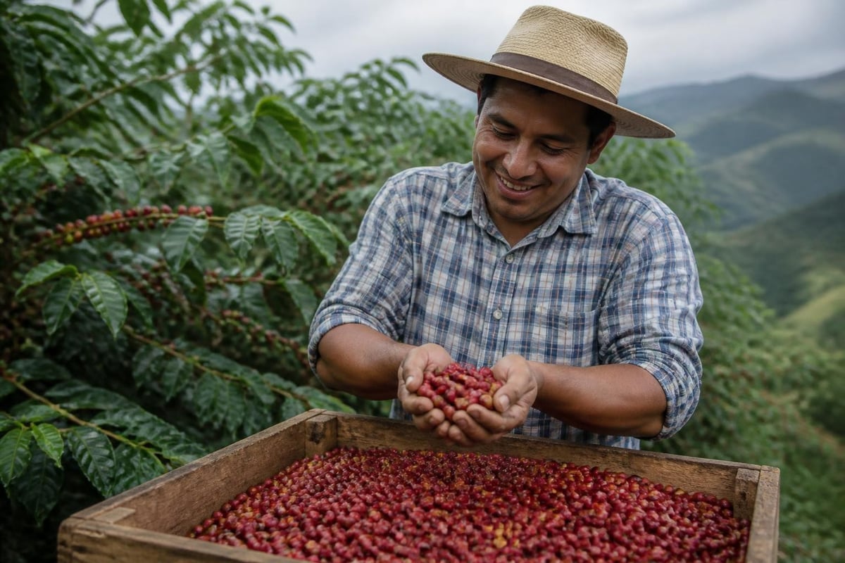 Single-origin coffee traceability