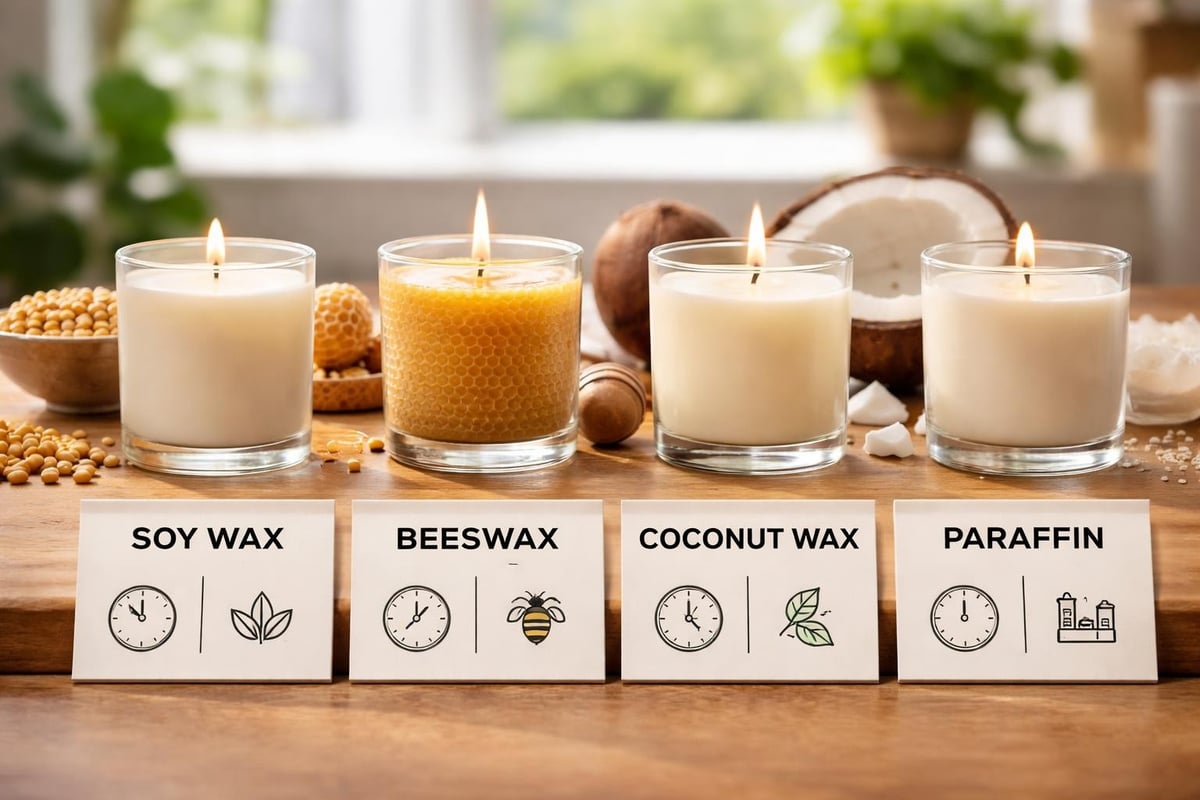 Soy wax properties comparison