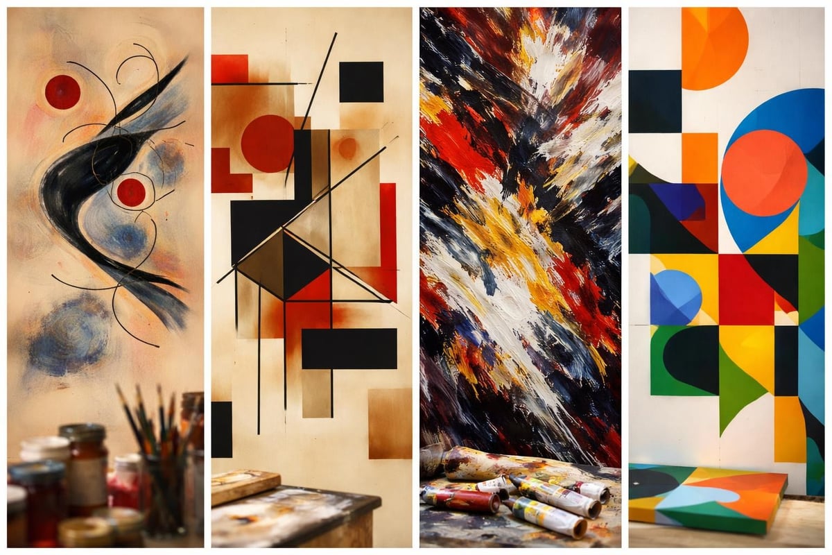 Evolution of abstract art movements