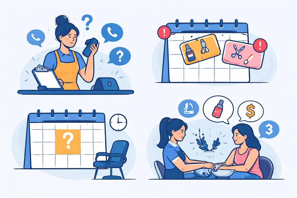 Nail salon operational challenges