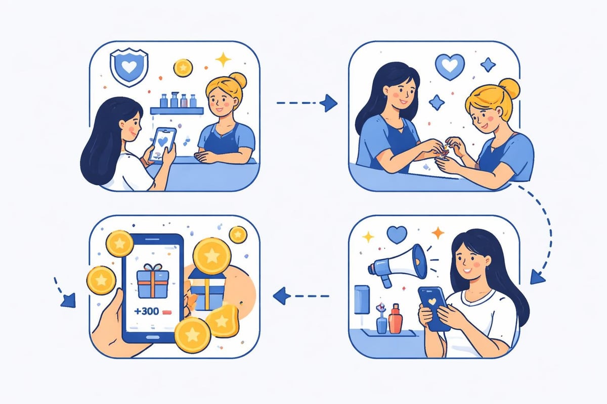 Client retention through booking software