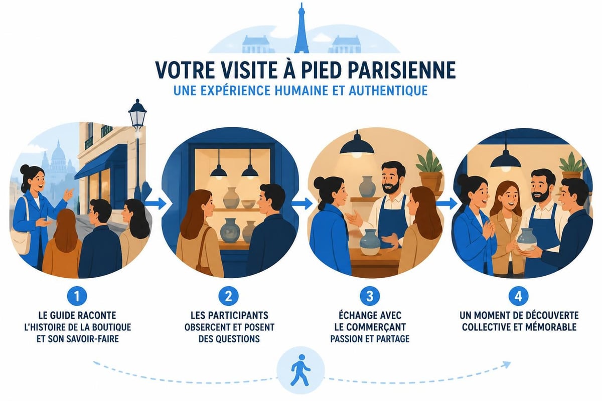 Interaction lors d'une visite guidée