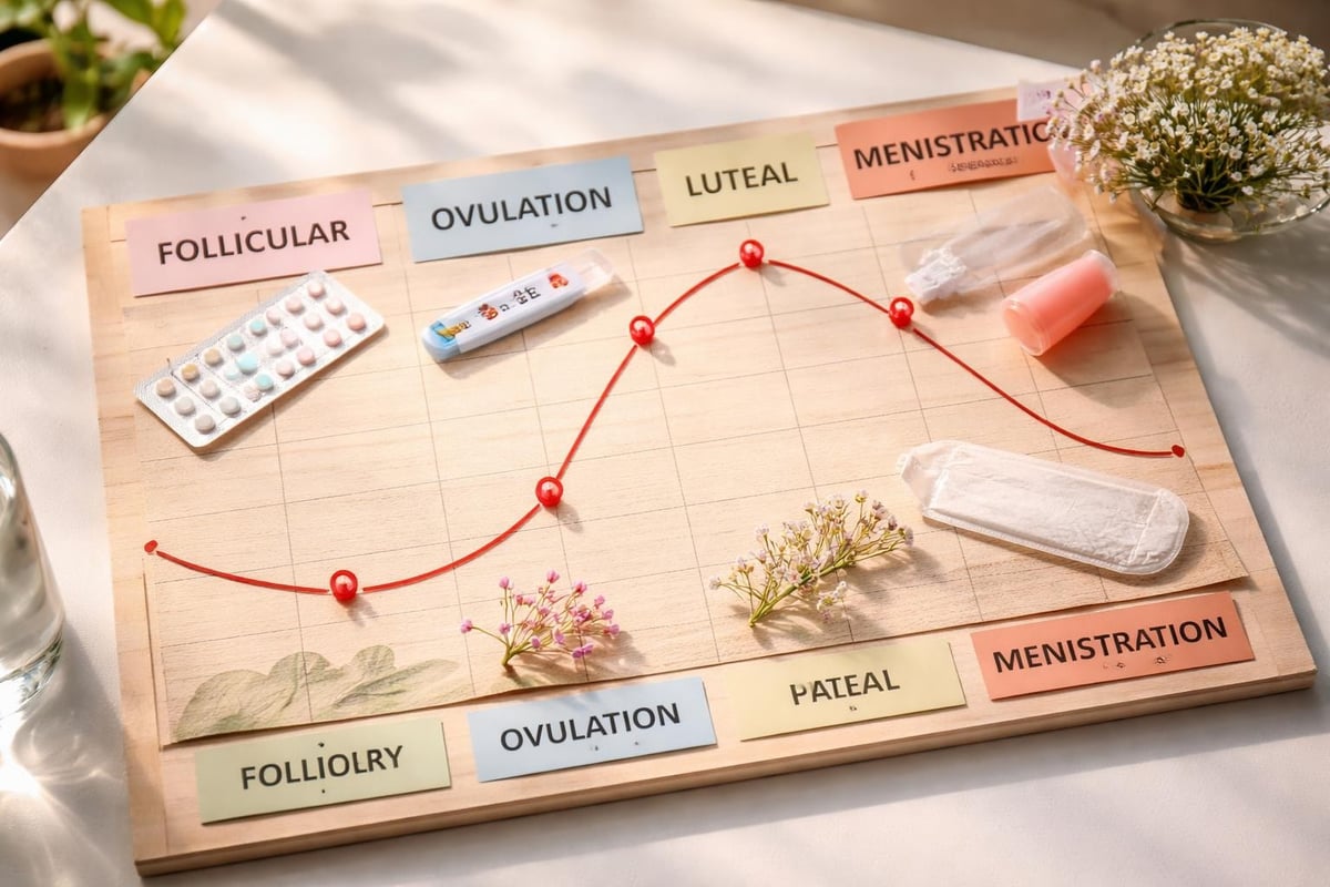 Hormonal cycle and skin inflammation