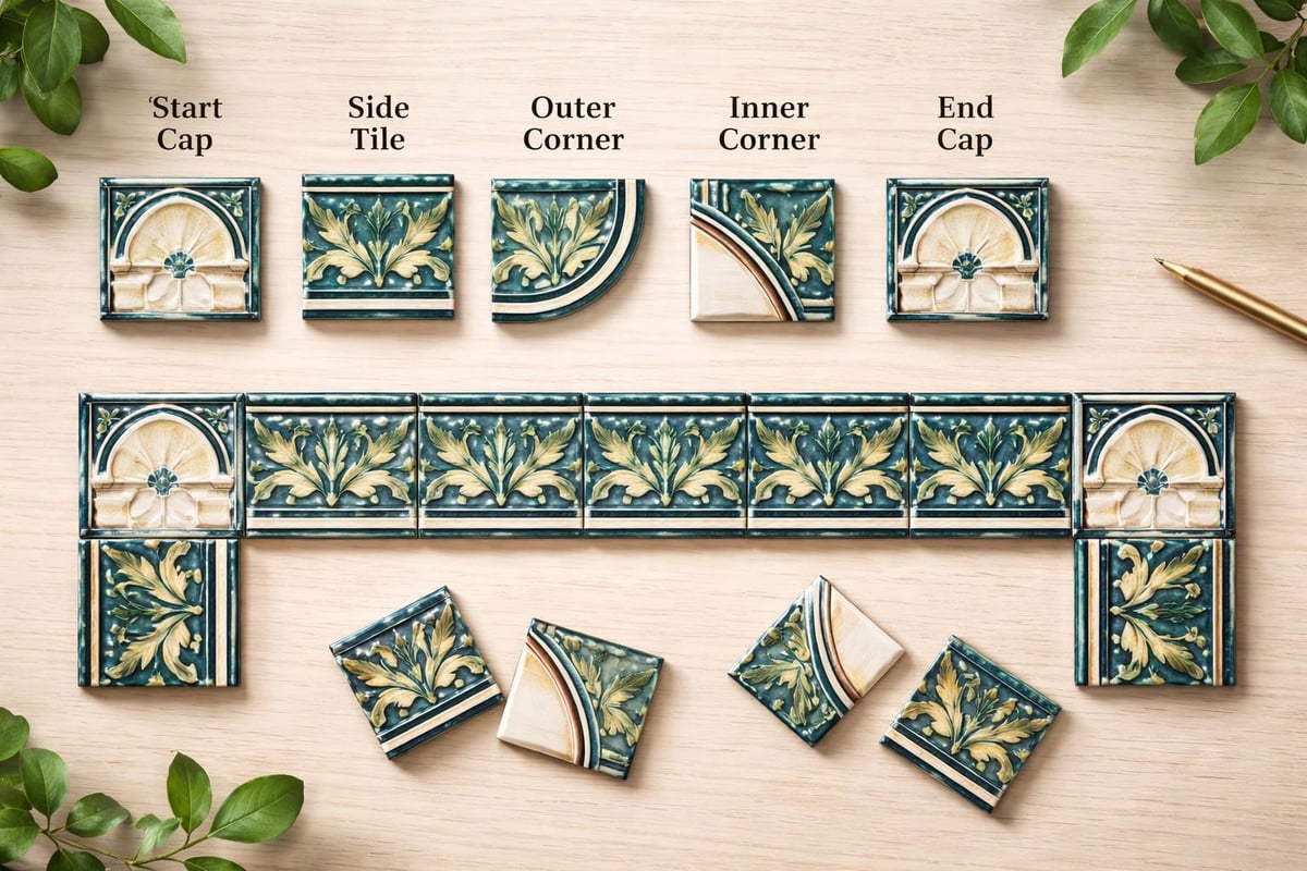 Pattern brush tile system