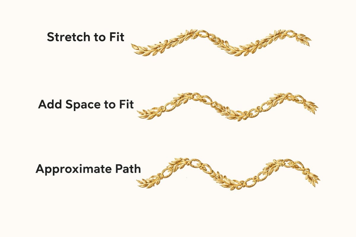Pattern brush settings comparison