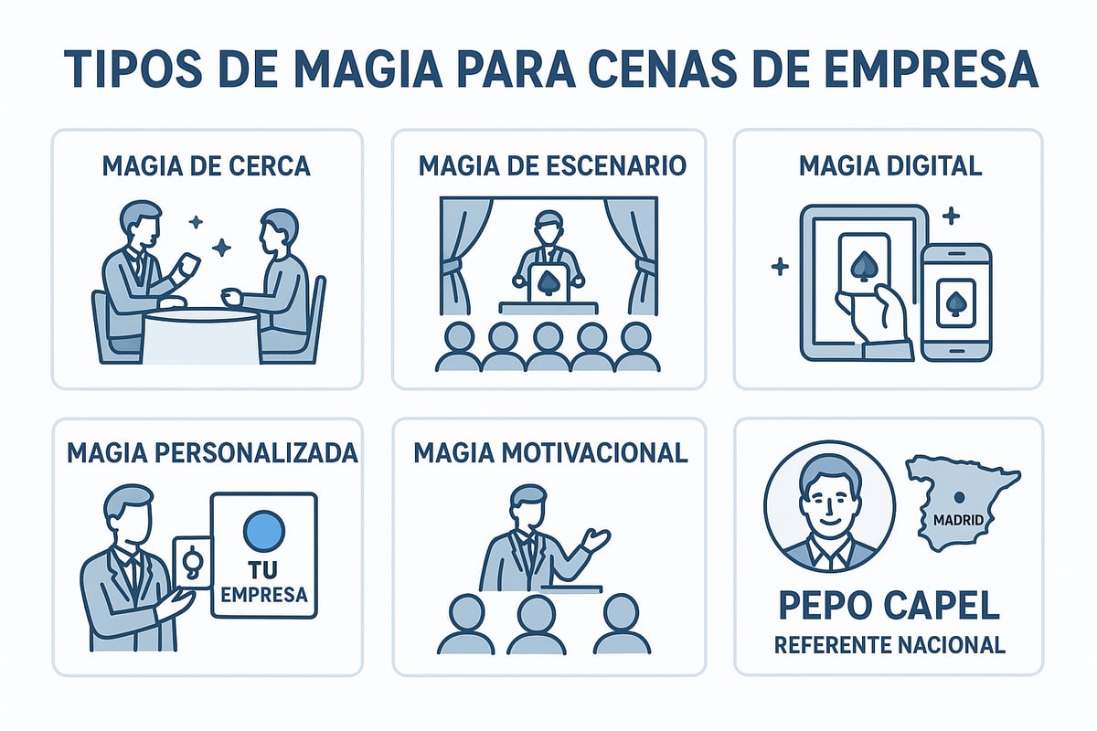 Tipos de Magia para Cenas de Empresa: ¿Cuál Elegir?