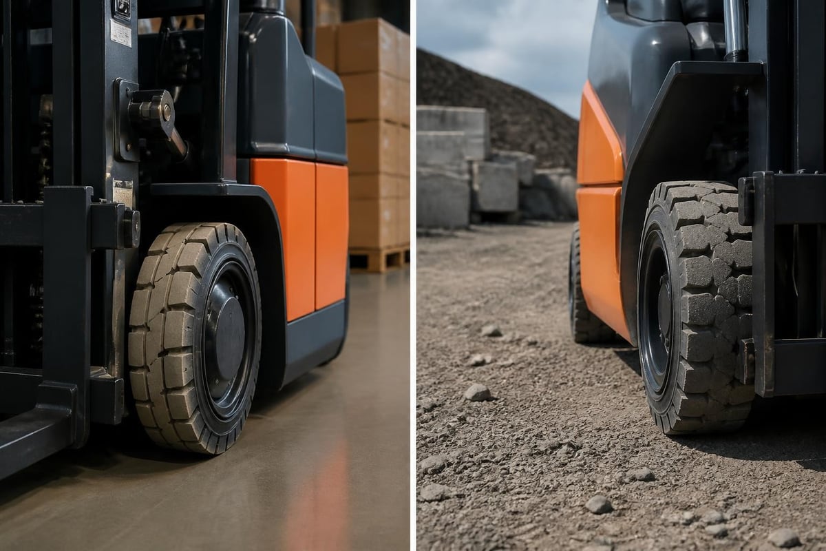 Cushion tire construction and ideal applications