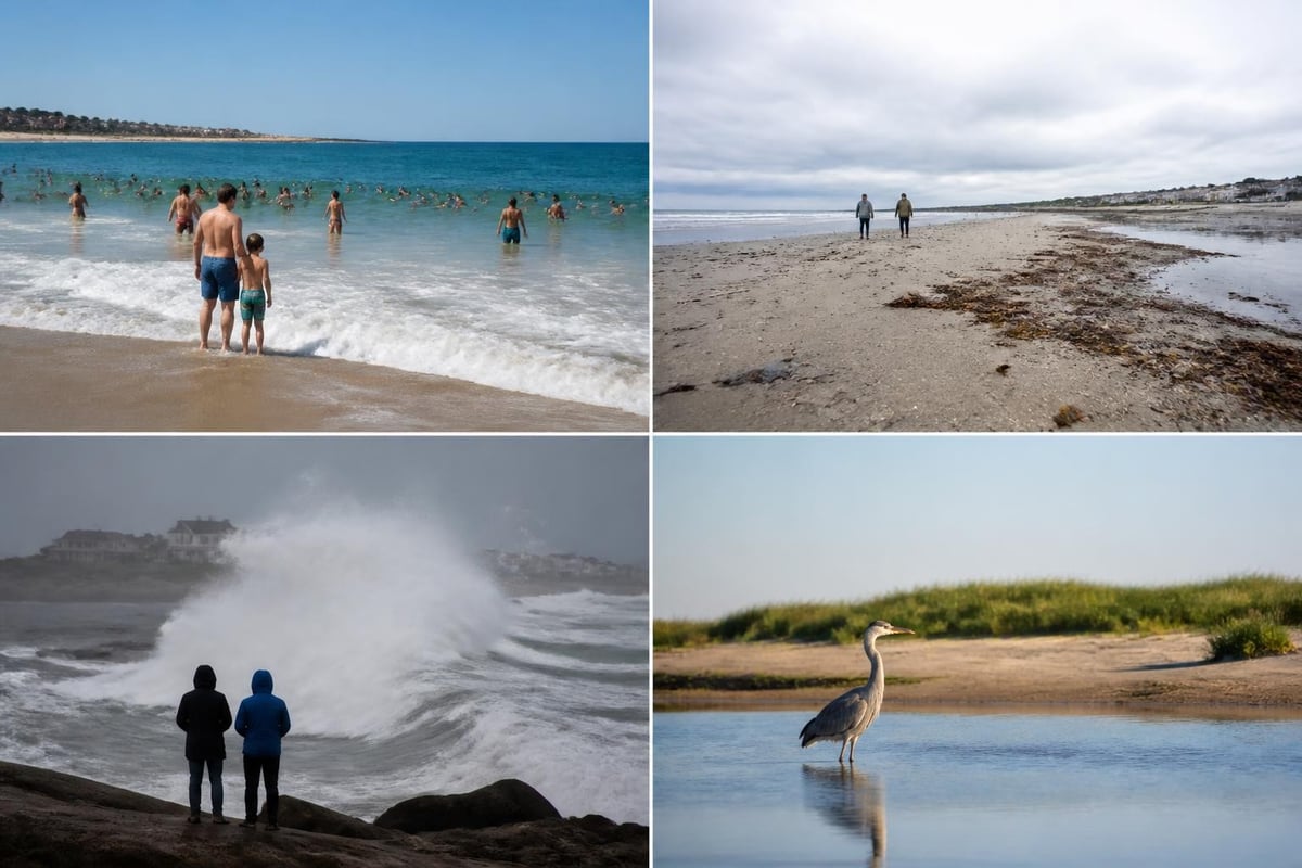 Year-round beach activities