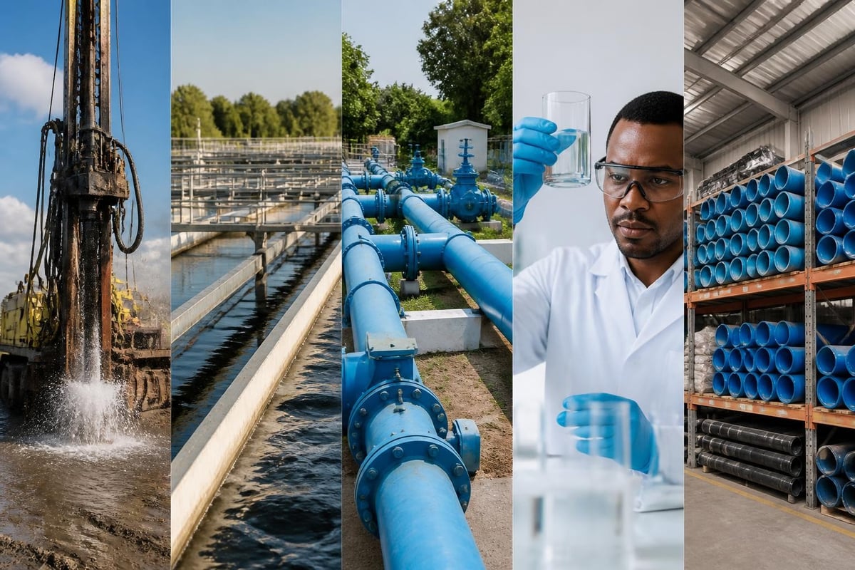 Categories of water businesses