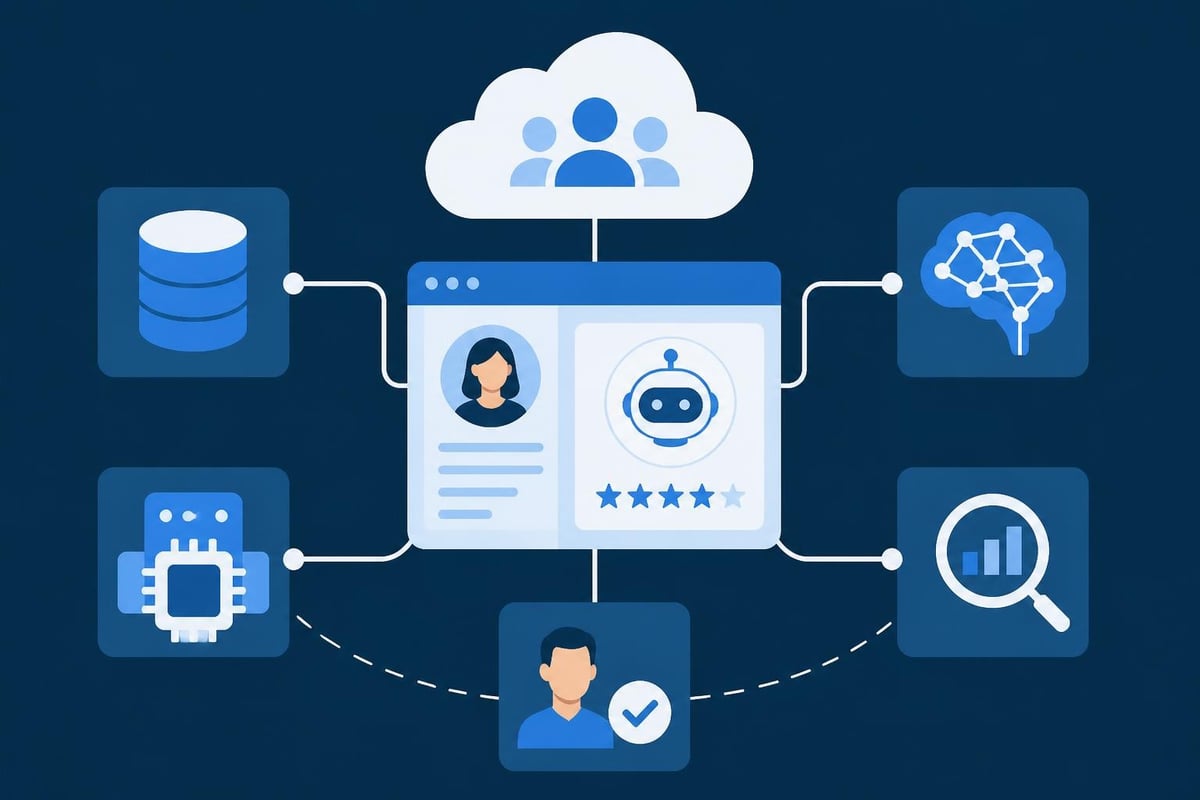 GCP service architecture for talent platforms