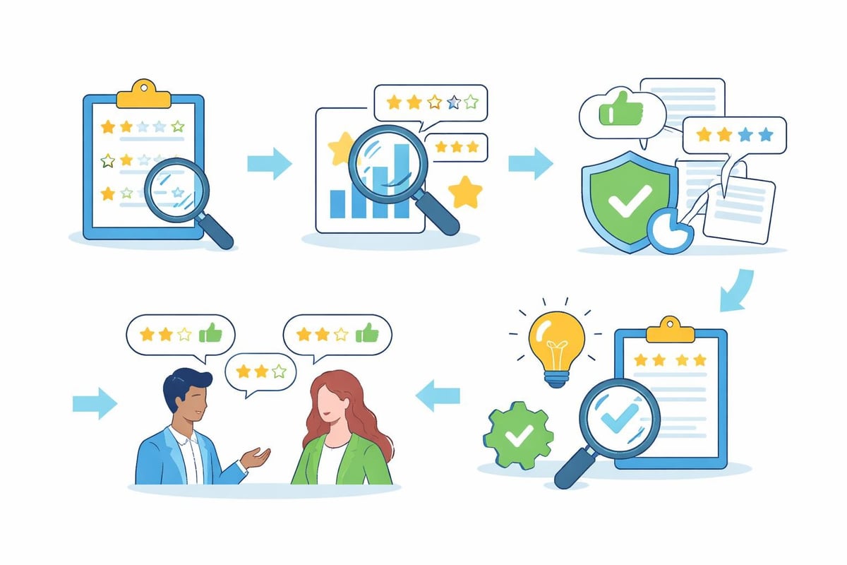 Timeline valutazione recensioni mediche