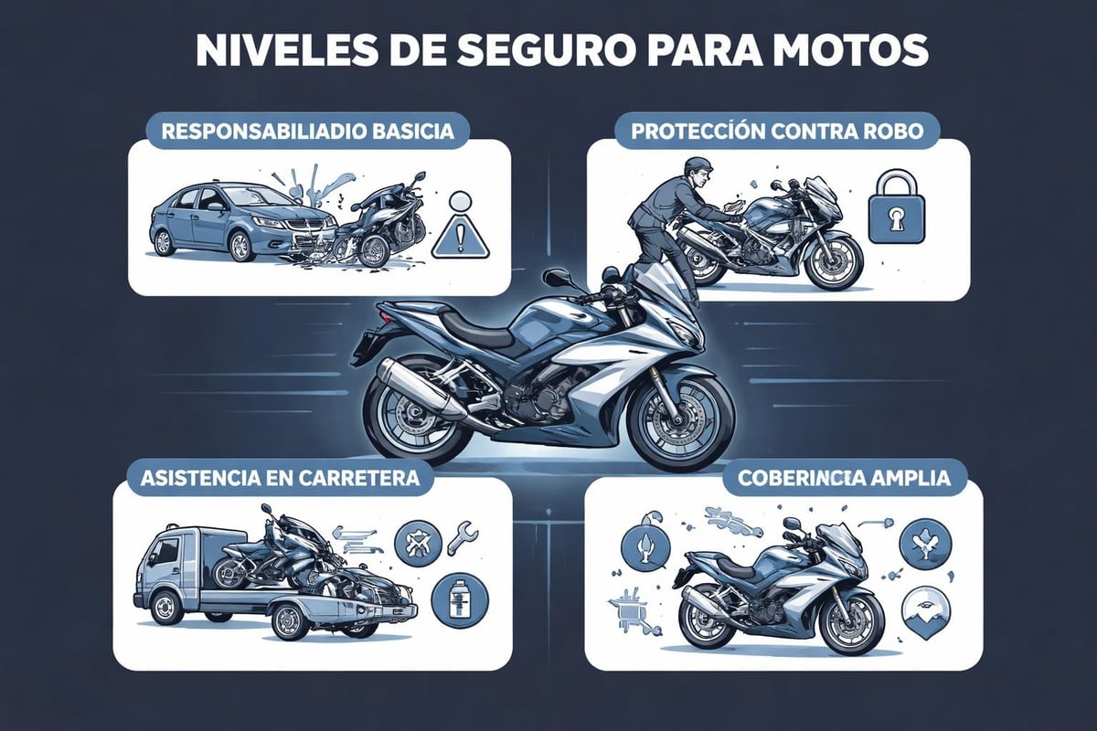 Mutua Madrile&ntilde;a motorcycle insurance coverage types