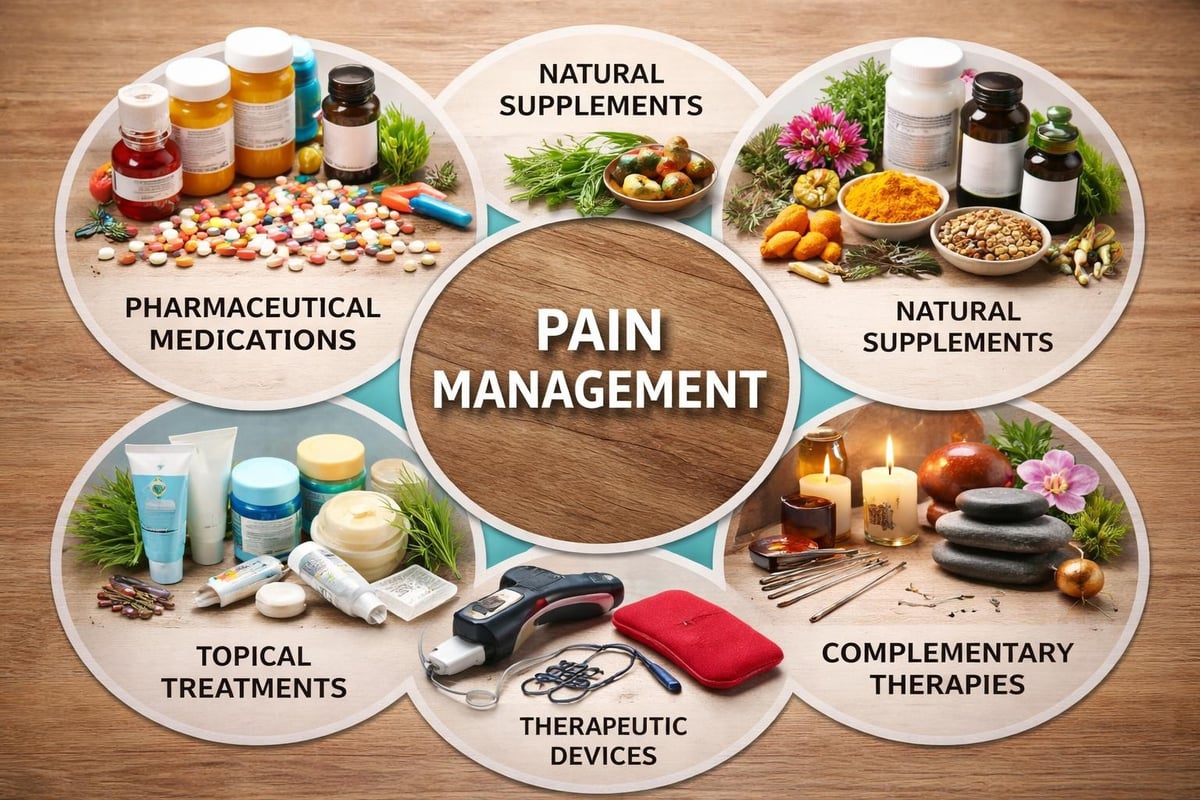 Pain relief product categories