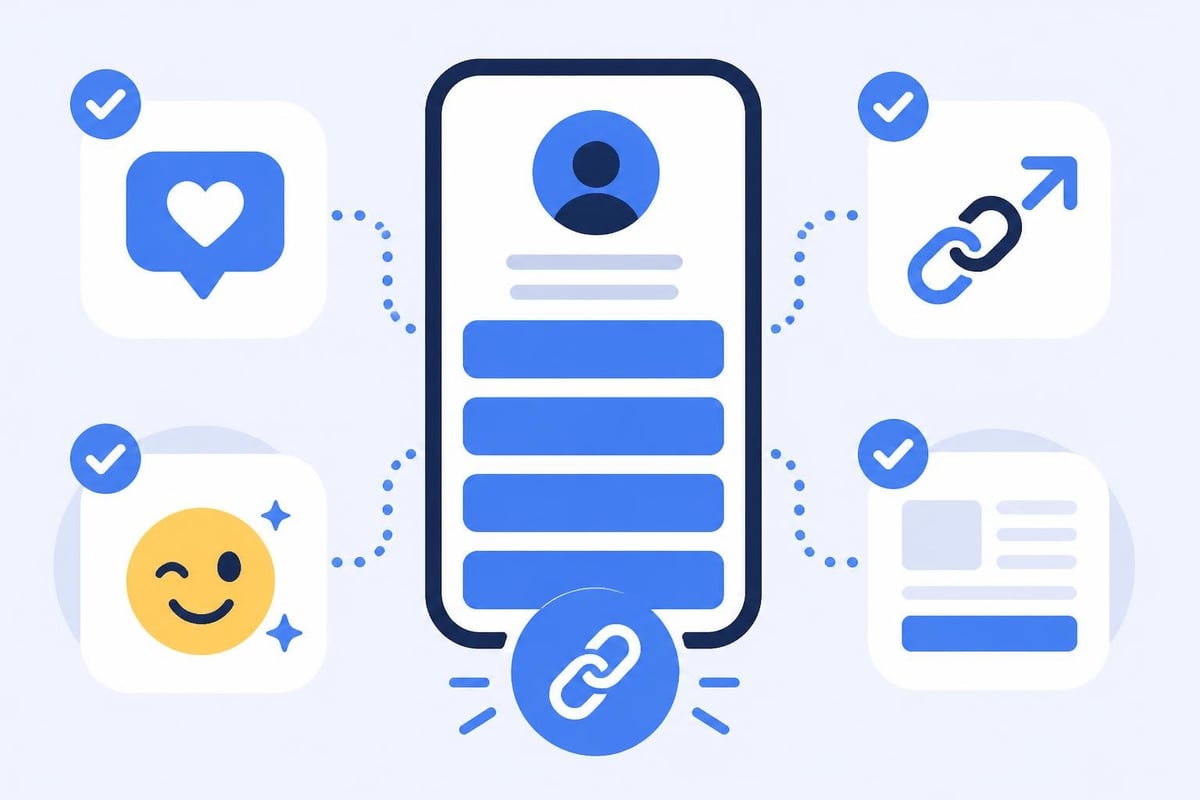Instagram bio optimization elements