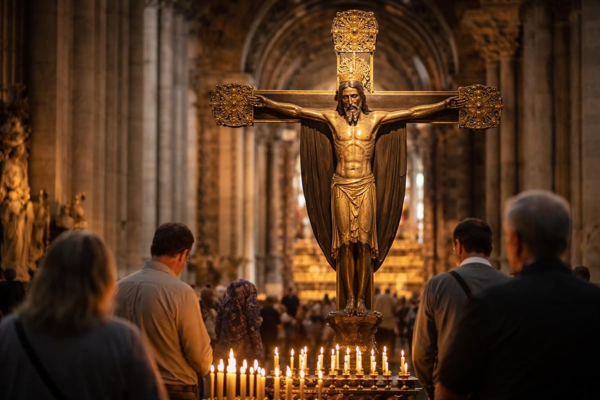 The Volto Santo of Lucca crucifix