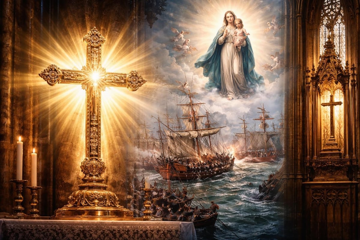 Cross of Lepanto battle