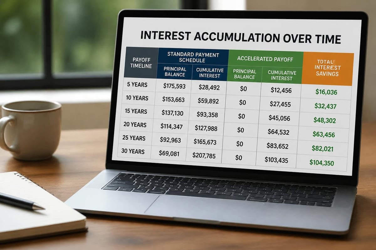 Interest savings comparison
