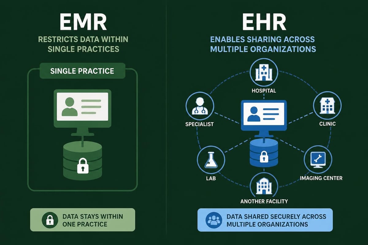 EMR versus EHR interoperability