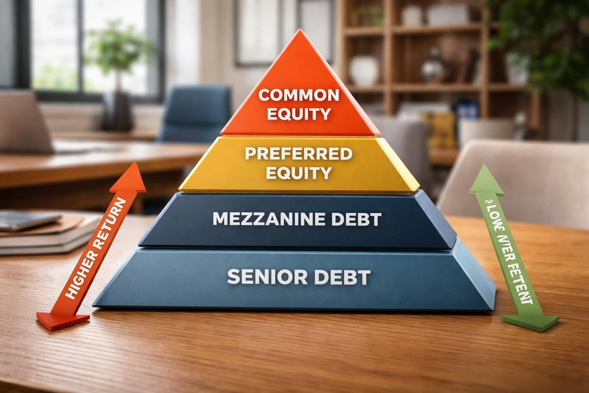 Real estate debt fund capital stack positioning