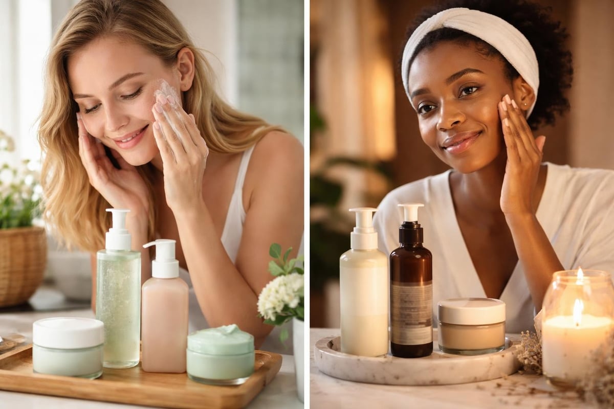 Daily skincare routine