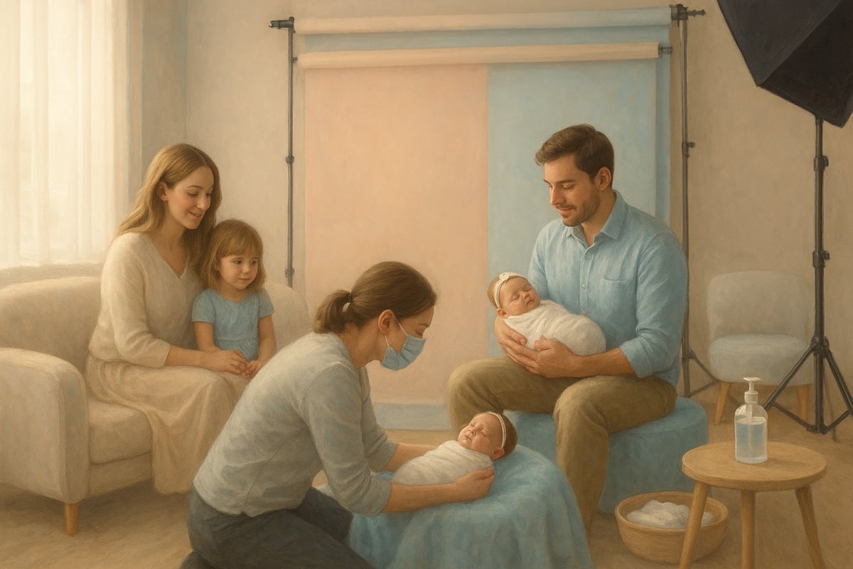Safety and Comfort: Top Priorities for Newborn Photoshoots