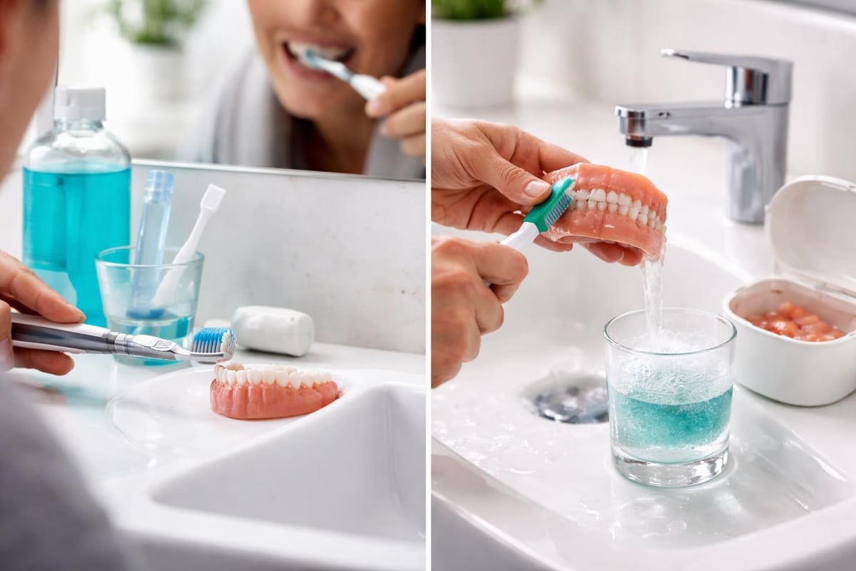 Daily care routines comparison