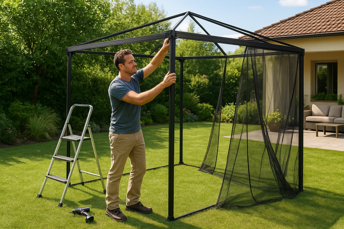 Step-by-Step Guide: Installing a Net Gazebo