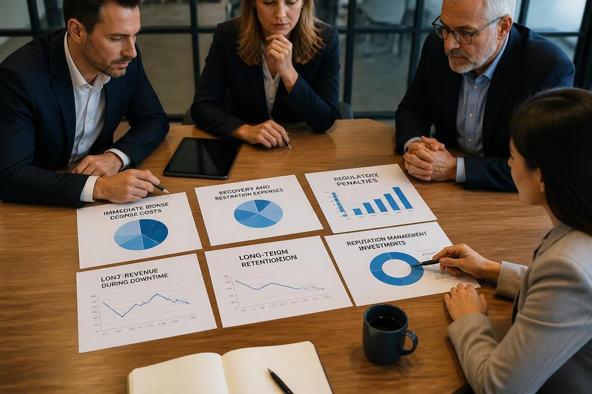 Financial breakdown of cyber incident costs