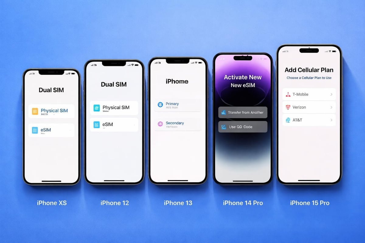 IPhone eSIM compatibility across models