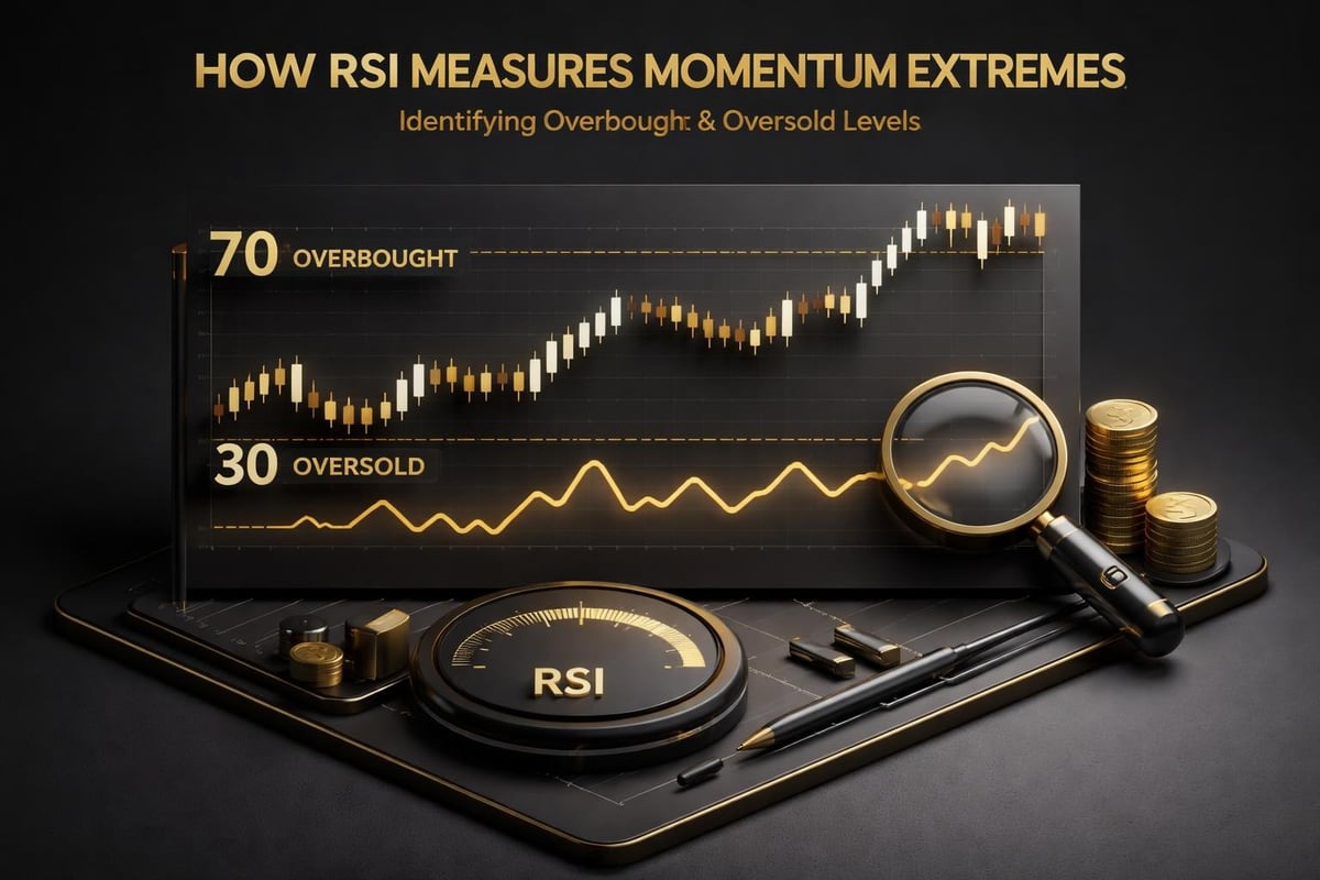 RSI overbought and oversold zones
