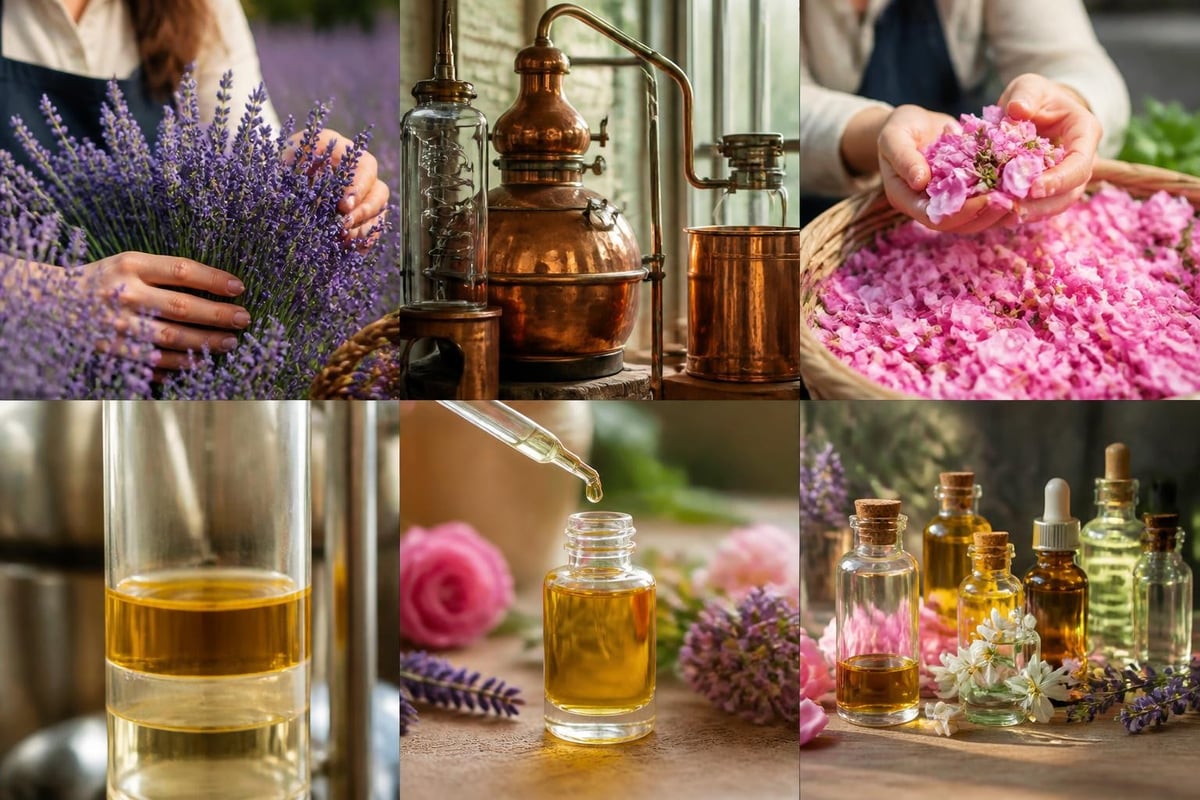Bio parfum ingredients and extraction methods