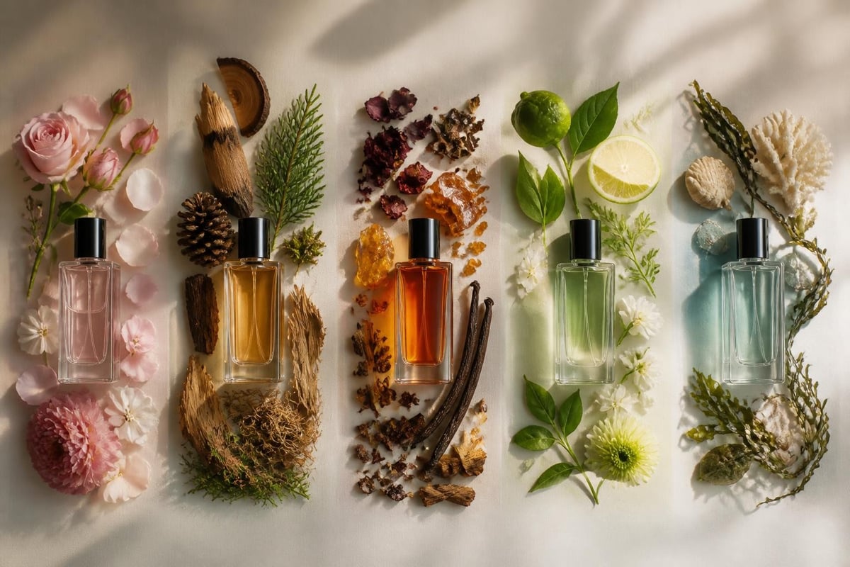Fragrance families in bio parfum