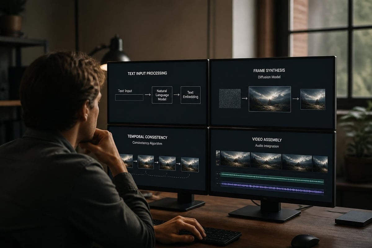 AI video generation workflow
