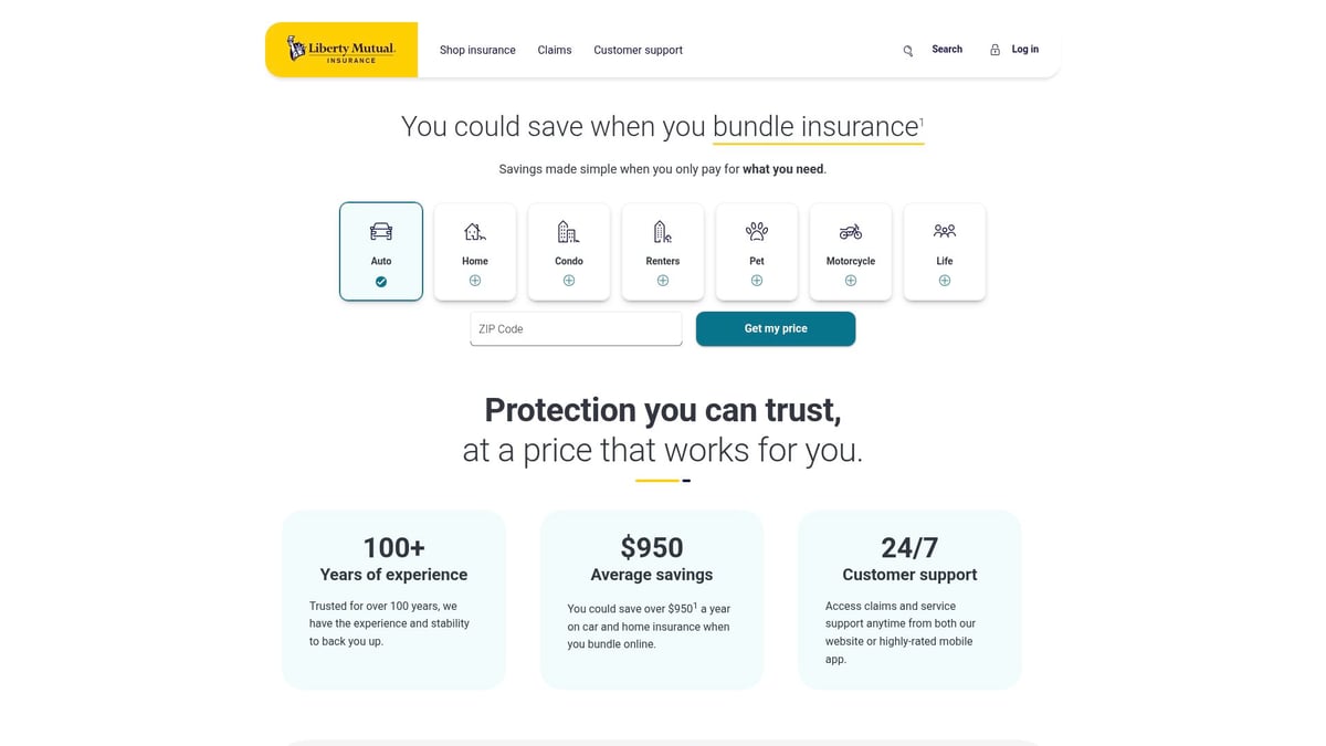 9 Essential Home Life Auto Insurance Companies in 2026 - Liberty Mutual