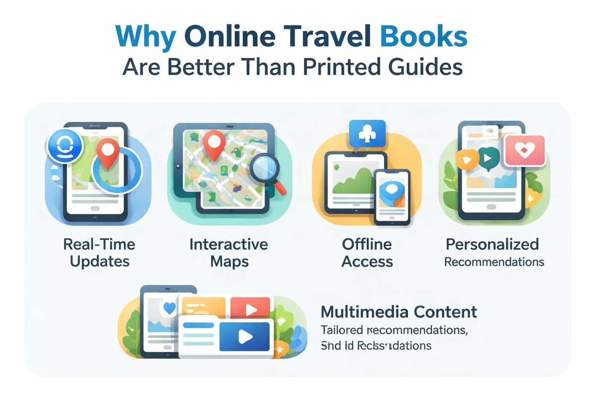 Digital travel guide features