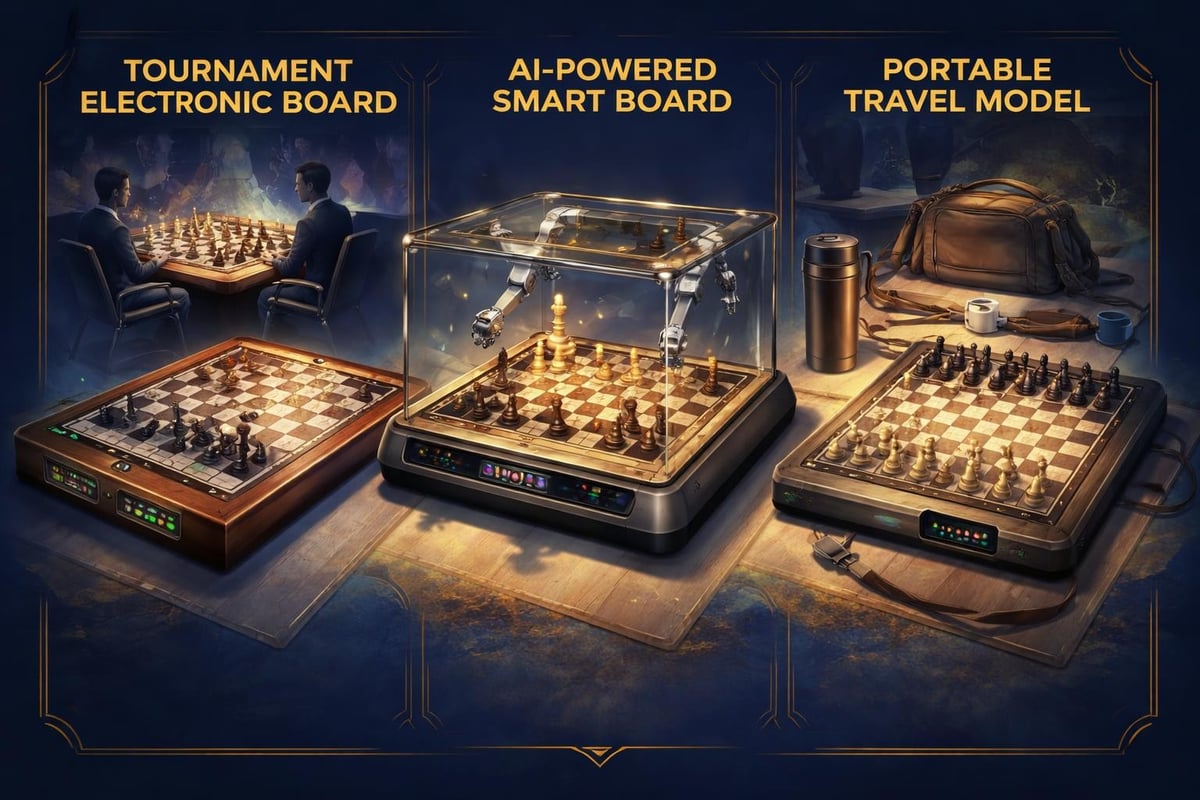 Different computerized chess board categories