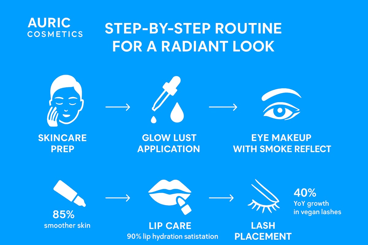 Step-by-Step Guide: How to Create a Radiant Look with Auric Cosmetics