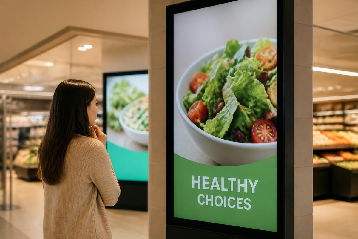 Digital signage ROI components