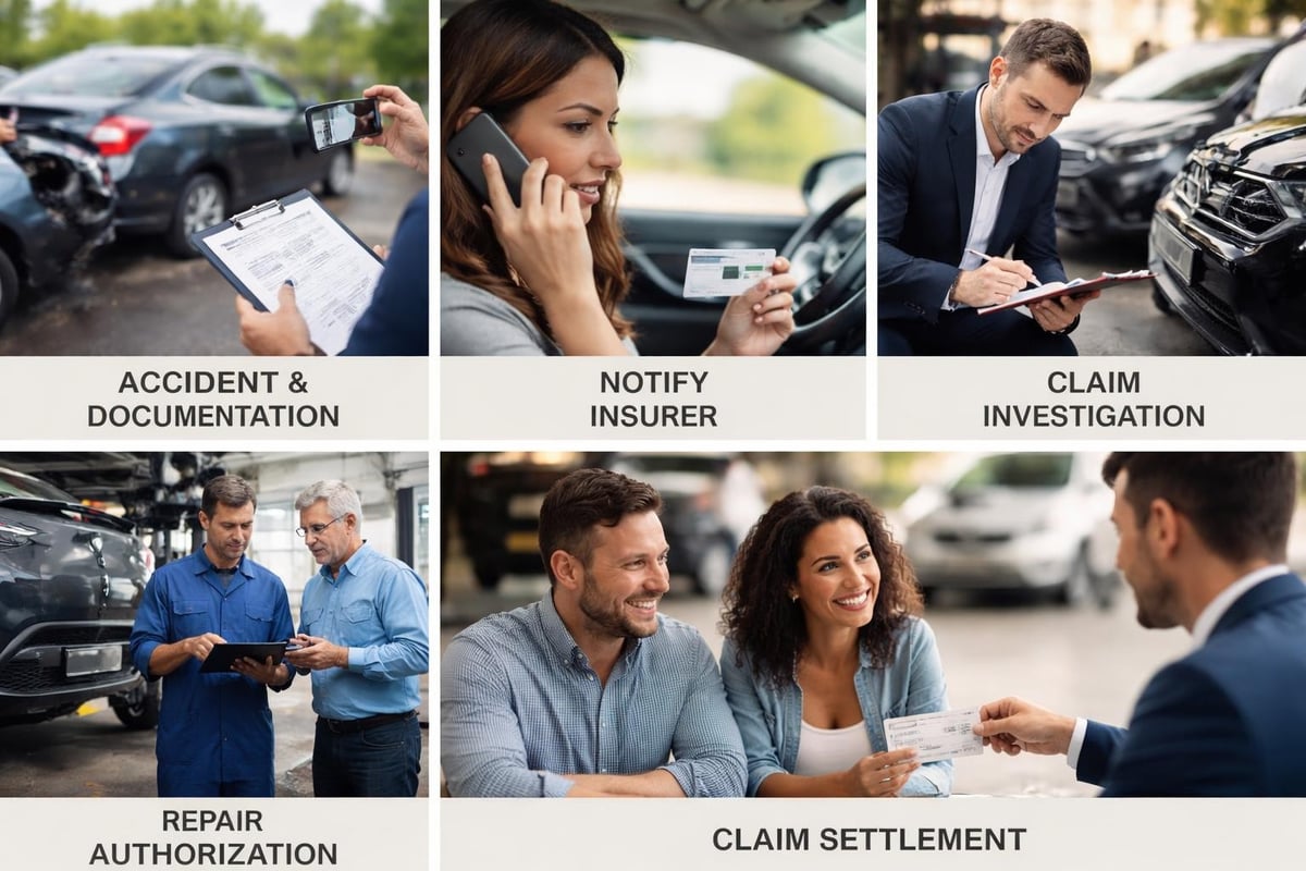 Business auto claims process