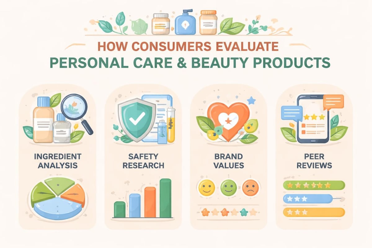 Consumer research process for beauty products