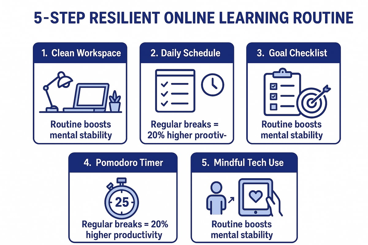Building a Resilient Online Learning Routine