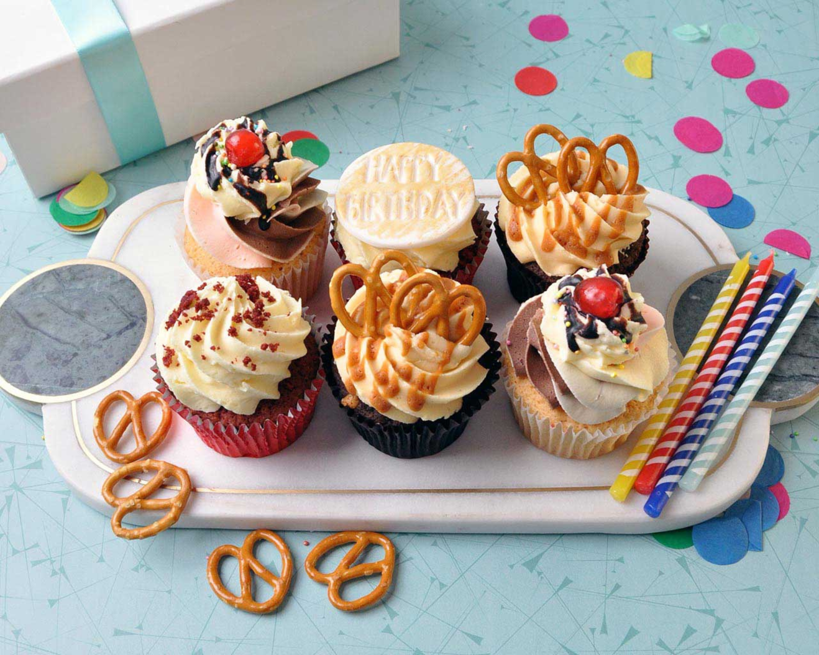 Birthday Cupcake Selection