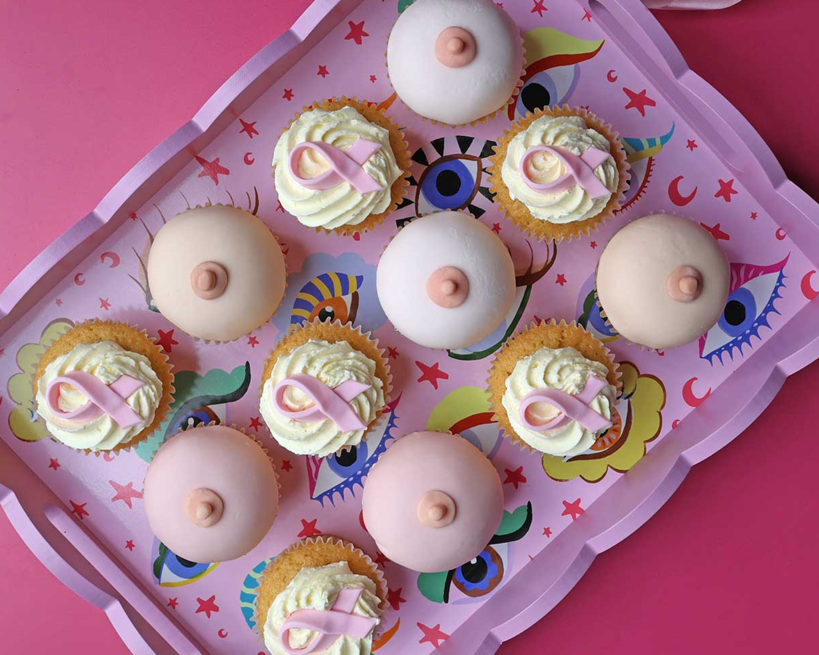 Breast Cancer Awareness Month Cupcakes