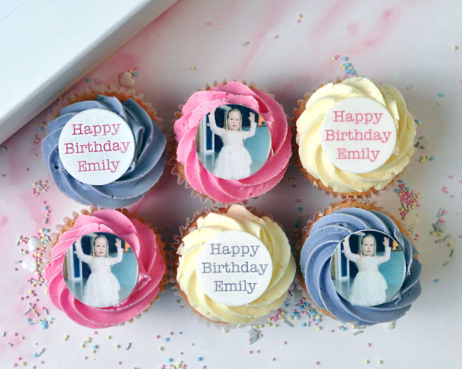 Photo and Message Cupcakes – Gluten Free