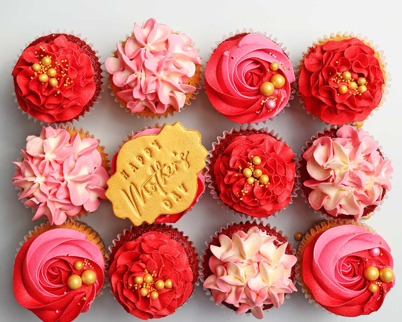 Mother’s Day Message Cupcakes